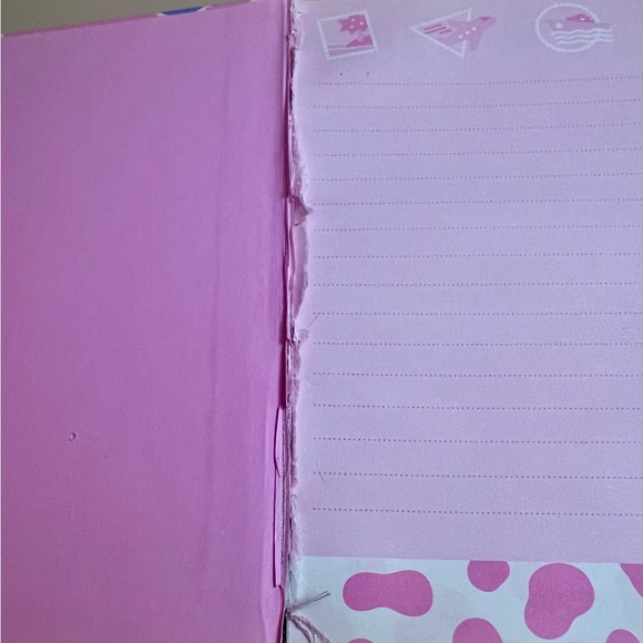 RARE 1990 Sanrio Spotty Dotty locking diary/notebook with original lock and key - Picture 5 of 9